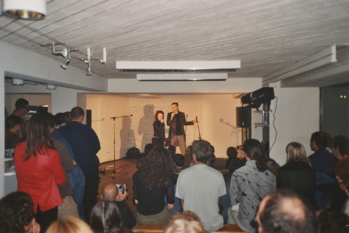 Das kleine Festival, Melinda Nadj Abondji und Jurczok 1001 "Textperformance",  message salon Rigiplatz, Zürich