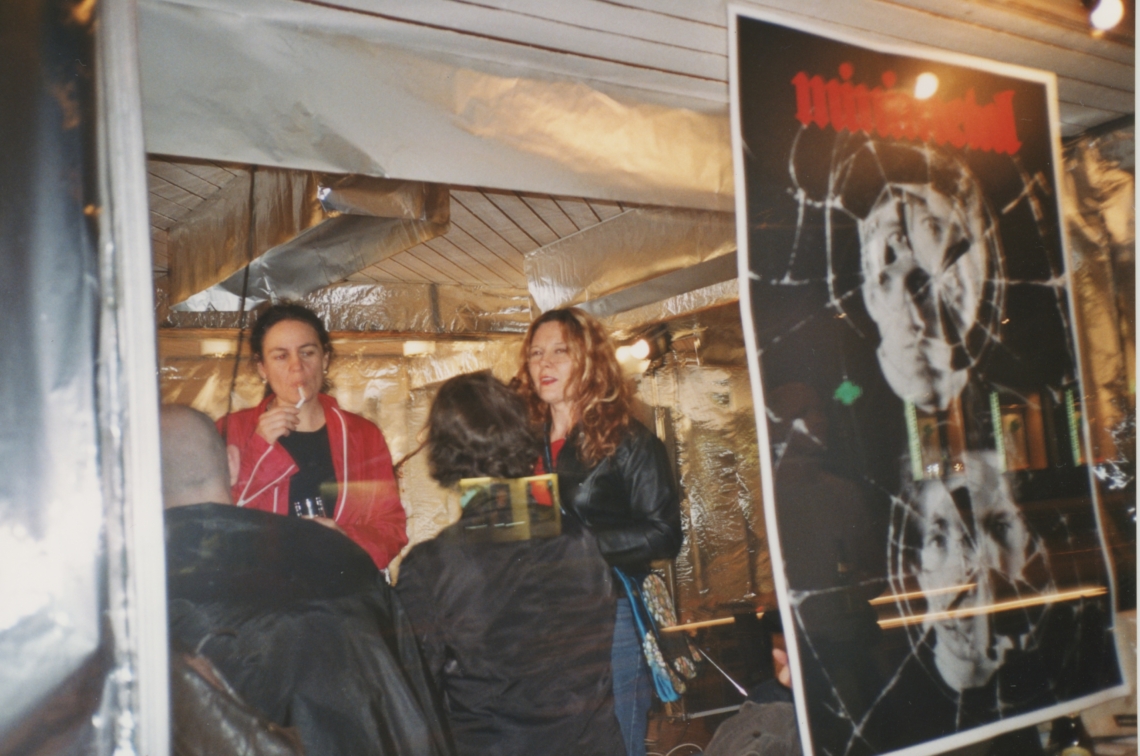 Das kleine Festival, Minimetal "Rock-Installation mit Schlagzeug und elektrischer Gitarre", Probe im message salon Rigiplatz, Zürich