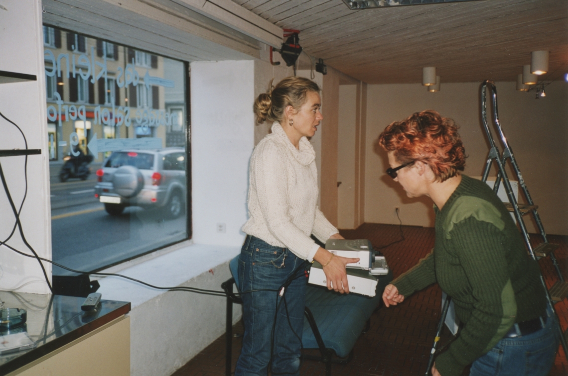 Das kleine Festival, Frances Belser "F. Belser, a storyteller who likes to sing", Vorbereitung im message salon Rigiplatz, Zürich