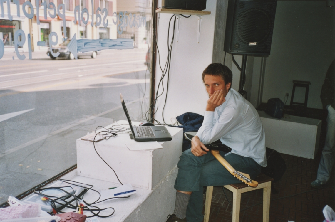 Das kleine Festival, Karin Müller "popstar vs. moviestar", Probe mit Oliver Obert, message salon Rigiplatz, Zürich