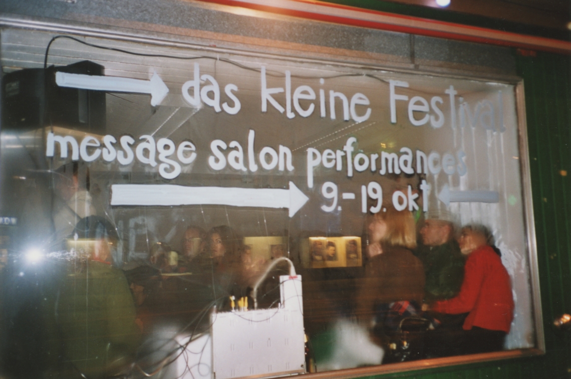 Das kleine Festival, message salon Rigiplatz, Zürich