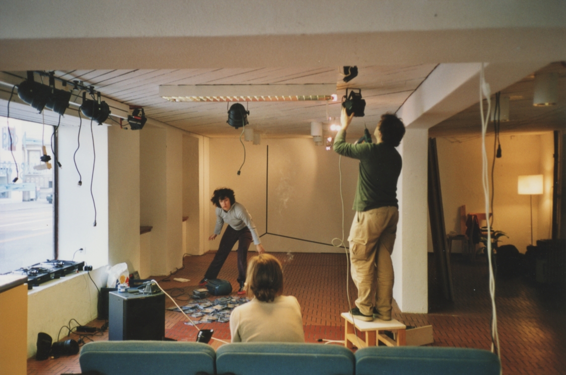 Das kleine Festival, Alexandra Bachzetsis "showing", Probe im message salon Rigiplatz, Zürich