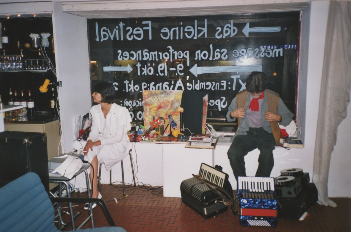 Das kleine Festival, Ensemble Ajana and Friends "Die Weihnachtsshow", Vorbereitung im message salon Rigiplatz, Zürich