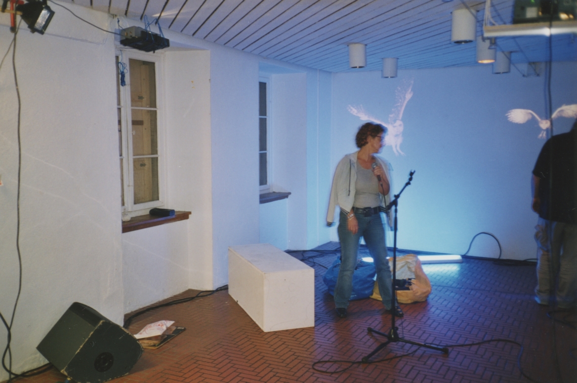 Das kleine Festival, Frances Belser "F. Belser, a storyteller who likes to sing", Probe im message salon Rigiplatz, Zürich