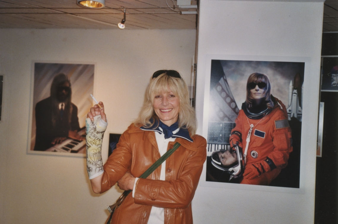 Karla Rockmaster K "I prefer music", message salon Rigiplatz, Zürich