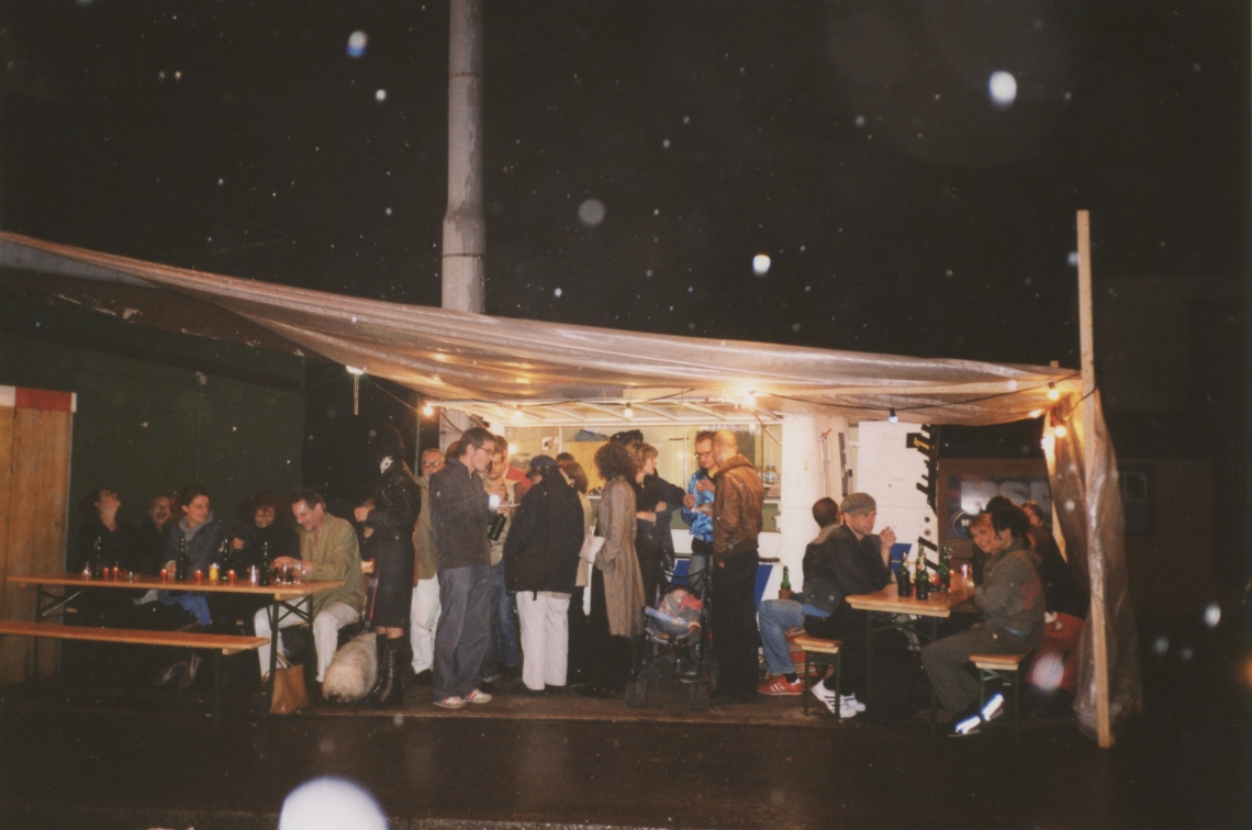 Kerim Seiler "Baustellenromanze mit Tanz und Bier", message salon Rigiplatz, Zürich