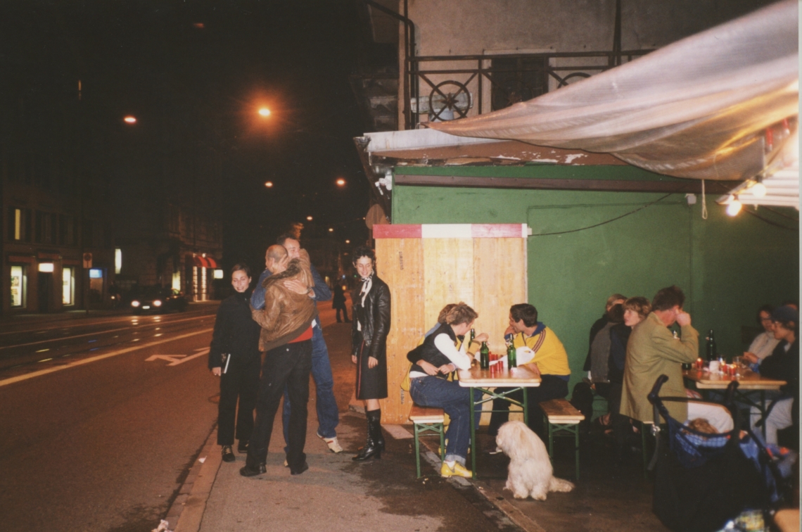 Kerim Seiler "Baustellenromanze mit Tanz und Bier", message salon Rigiplatz, Zürich