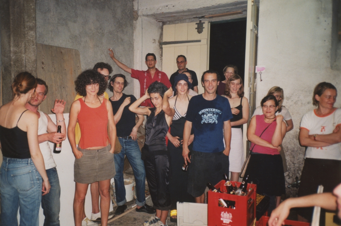 Laurent Goei "(  )", message salon Rigiplatz, a tour of the cellar, Zurich