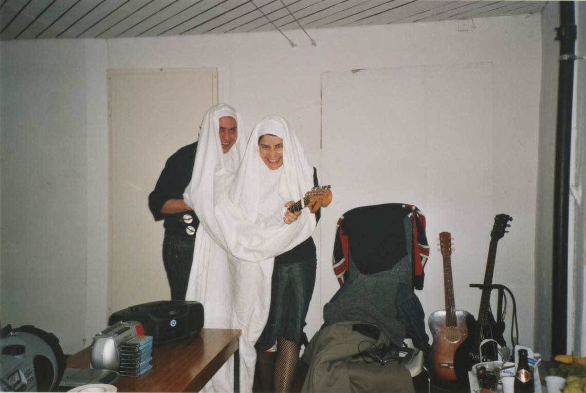 Das kleine Festival, Karin Müller "popstar vs. moviestar", Probe mit Monika Schori und Ramon Orza, message salon Rigiplatz, Zürich