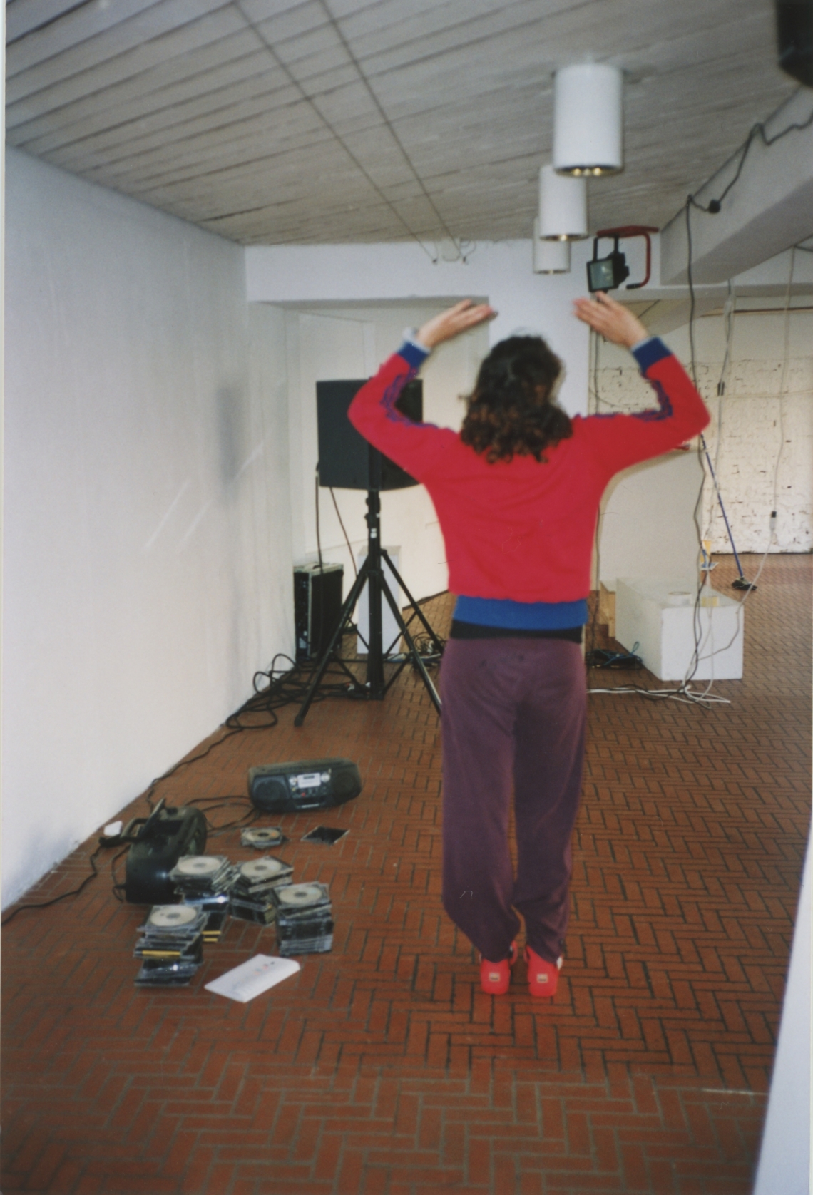 Das kleine Festival, Alexandra Bachzetsis "showing", Probe im message salon Rigiplatz, Zürich