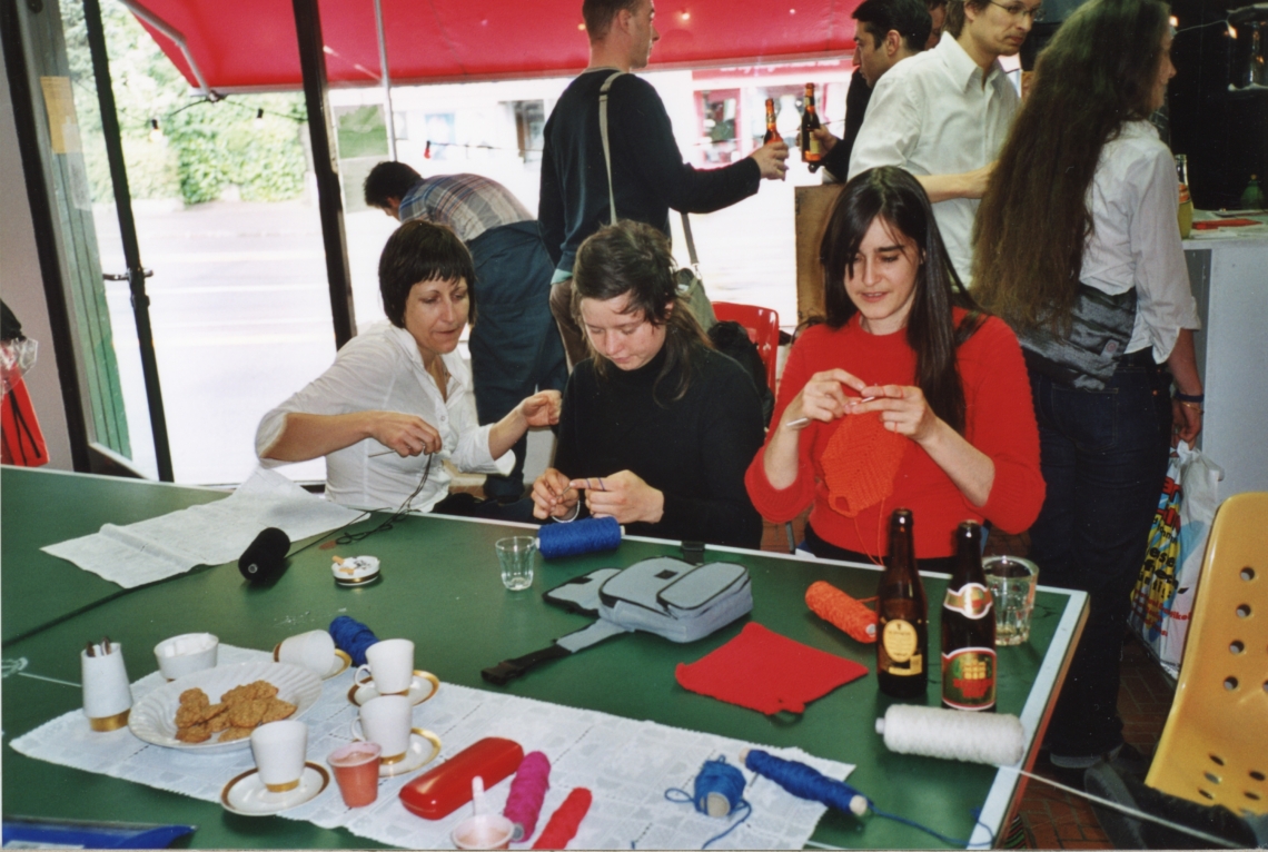 Ping Pong, Häkel Workshop mit Frau Stadelmann, message salon Rigiplatz, Zürich
