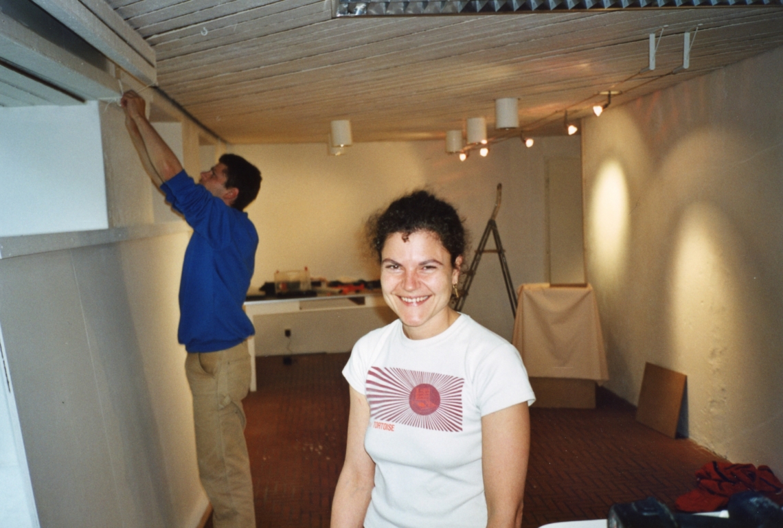 Selina Trepp "player – topsecret", Aufbau der Ausstellung, message salon Rigiplatz, Zürich