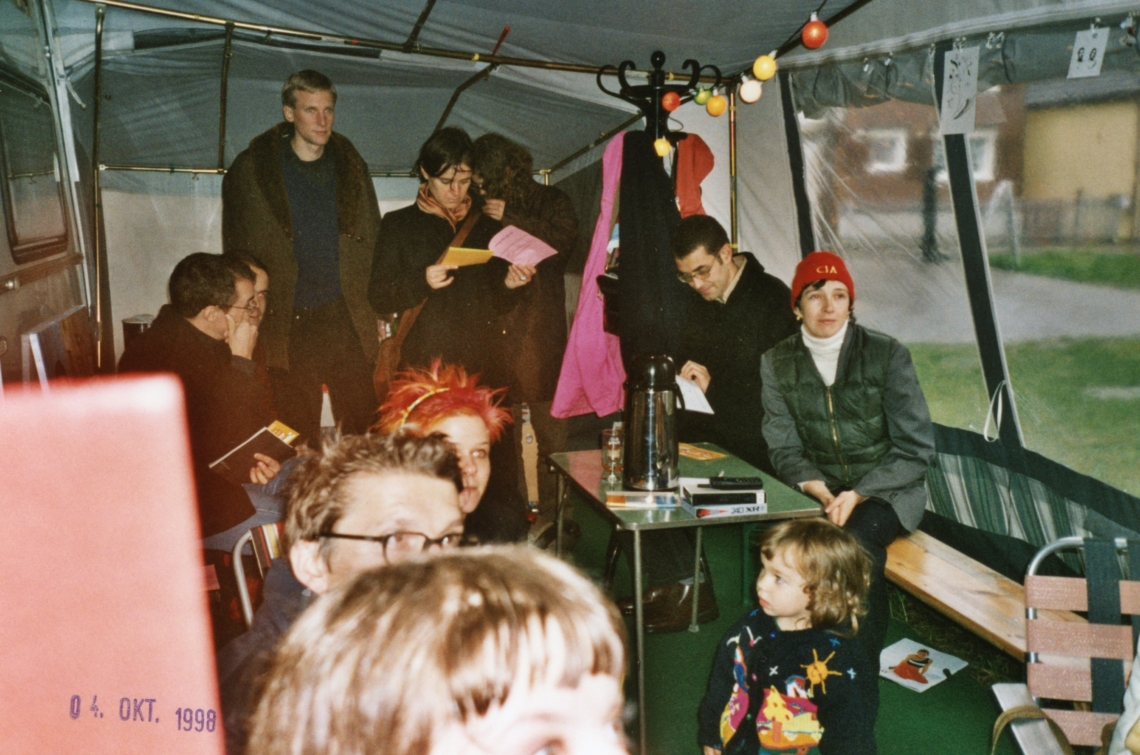 Die message salon Ferienkolonie, message salon Wohnwagen, Appenzell