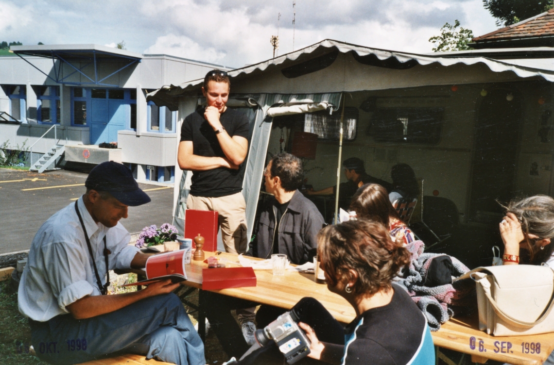 Die message salon Ferienkolonie, message salon Wohnwagen, Appenzell