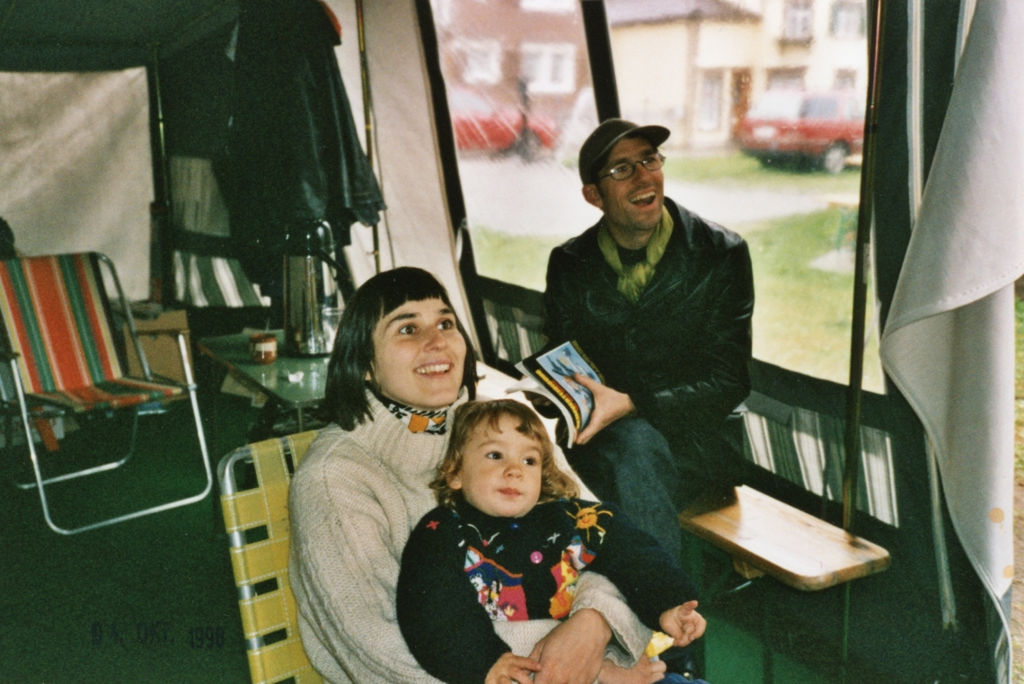 Die message salon Ferienkolonie mit Serge Pinkus, message salon Wohnwagen, Appenzell