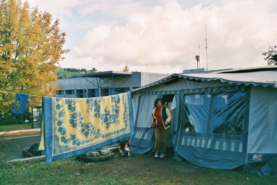 Die message salon Ferienkolonie mit Selina Trepp, message salon Wohnwagen, Appenzell