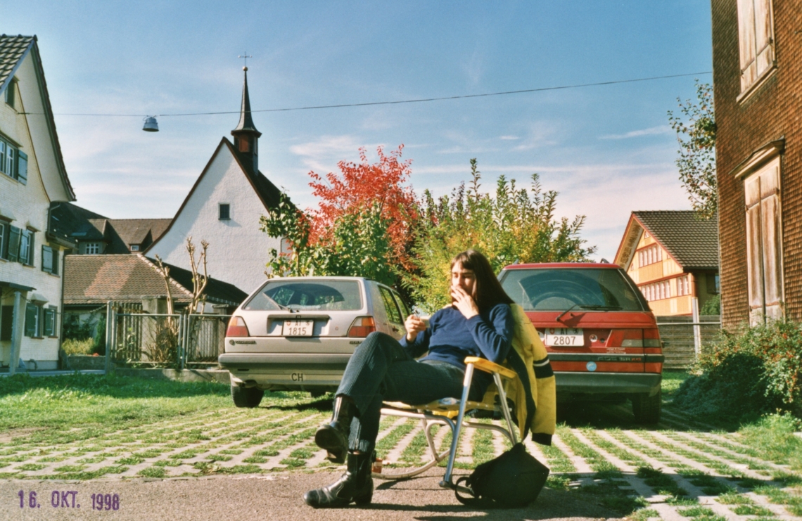 Die message salon Ferienkolonie mit Stini Arn, message salon Wohnwagen, Appenzell