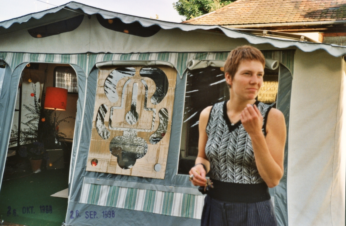 Die message salon Ferienkolonie mit Edit Oderbolz, message salon Wohnwagen, Appenzell