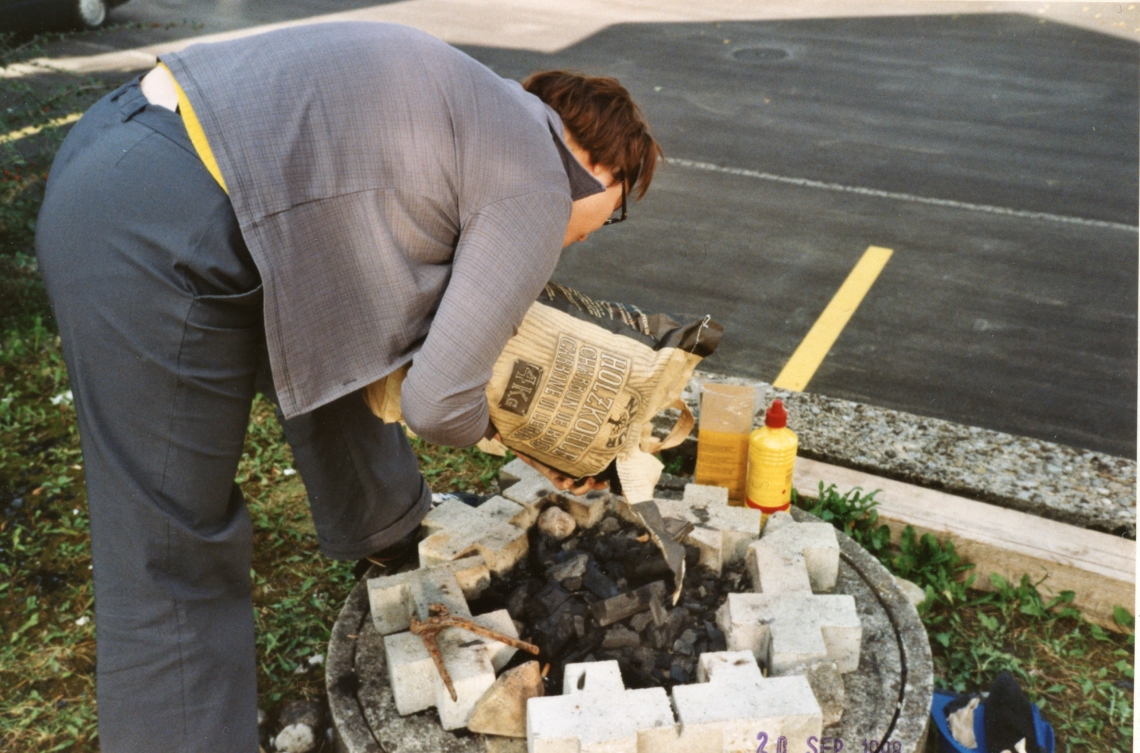 Die message salon Ferienkolonie mit Andrea Roca, message salon Wohnwagen, Appenzell