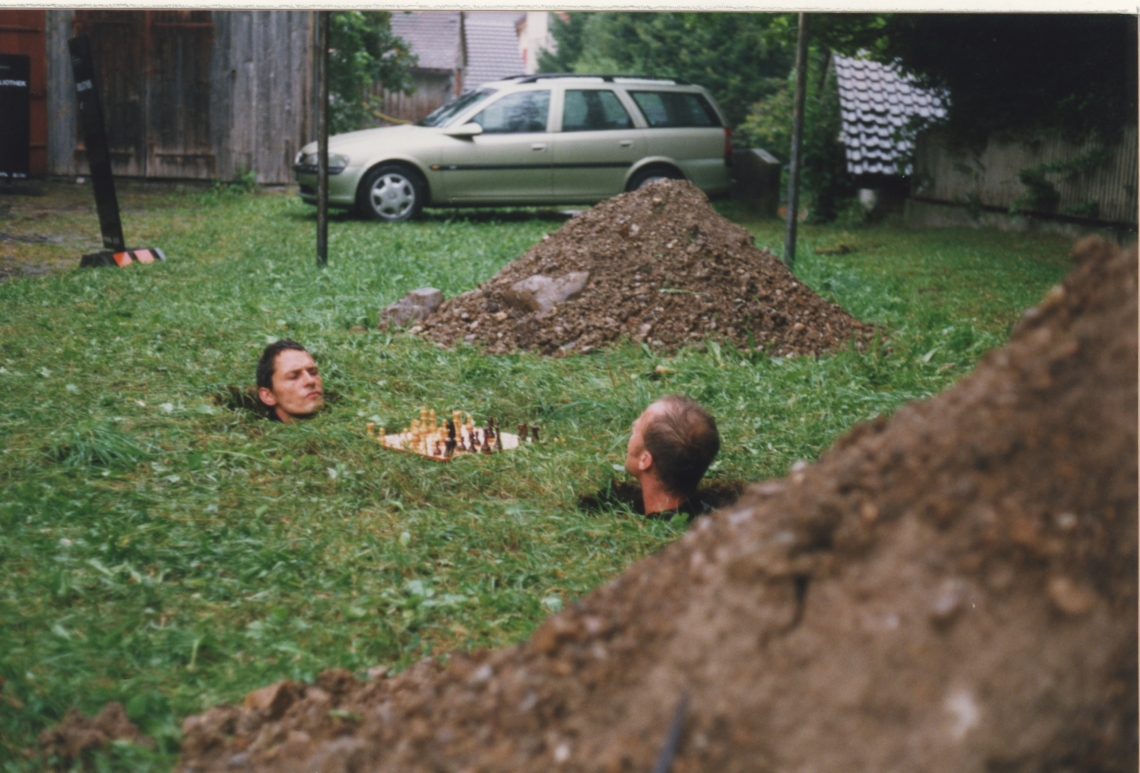 Die message salon Ferienkolonie mit Köppl / Zacek, message salon Wohnwagen, Appenzell