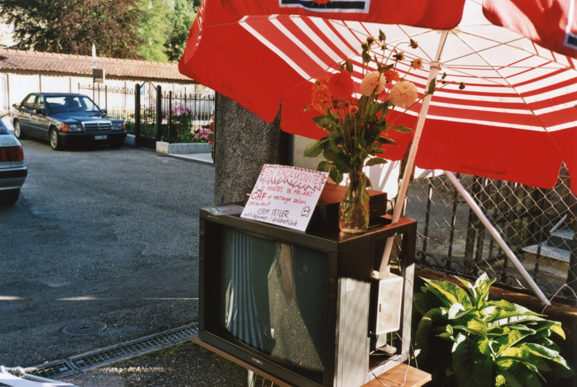 message salon caravan – special snackbar und Finissage mit Kerim Seiler, Fri-Art Kunsthalle Fribourg