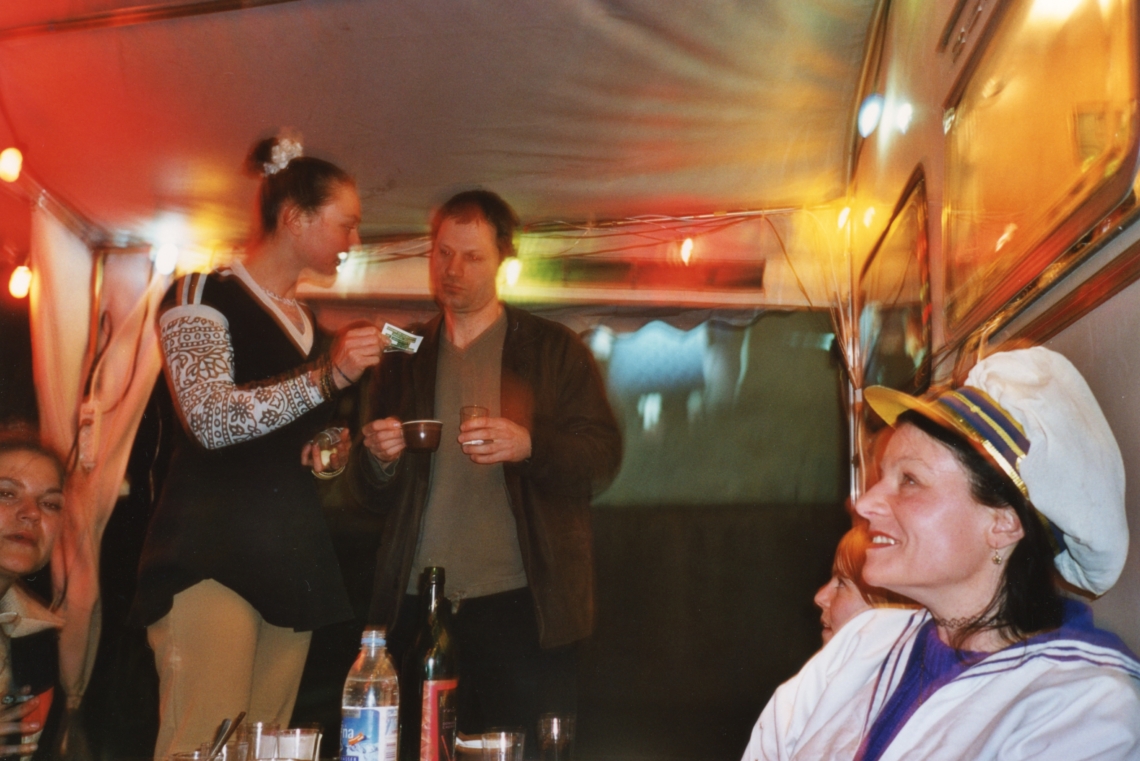 Esther Eppstein "message salon caravan", Vernissage, Fri-Art Kunsthalle Fribourg