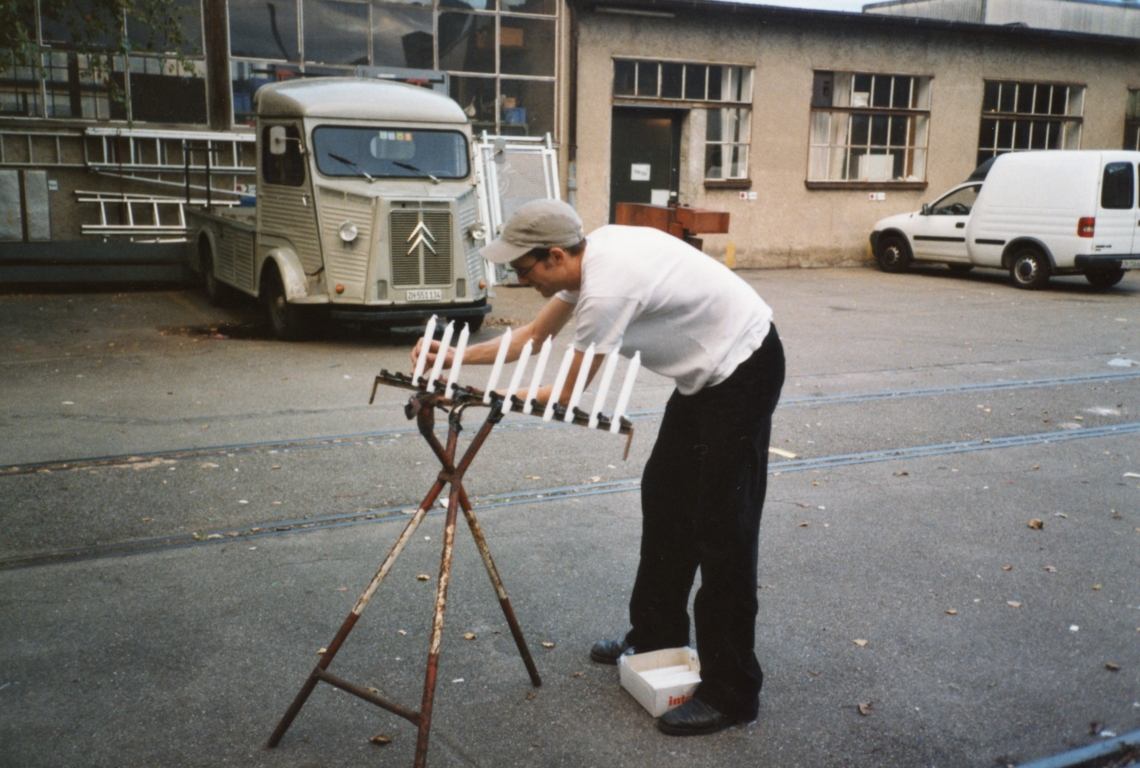 message salon Campingplatz mit Serge Pinkus, Pfingstweidstrasse, Zürich