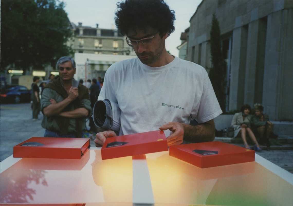 Vernissage message salon Publikation und message salon Museumsshop 23.8.98, Kunsthaus Zürich 