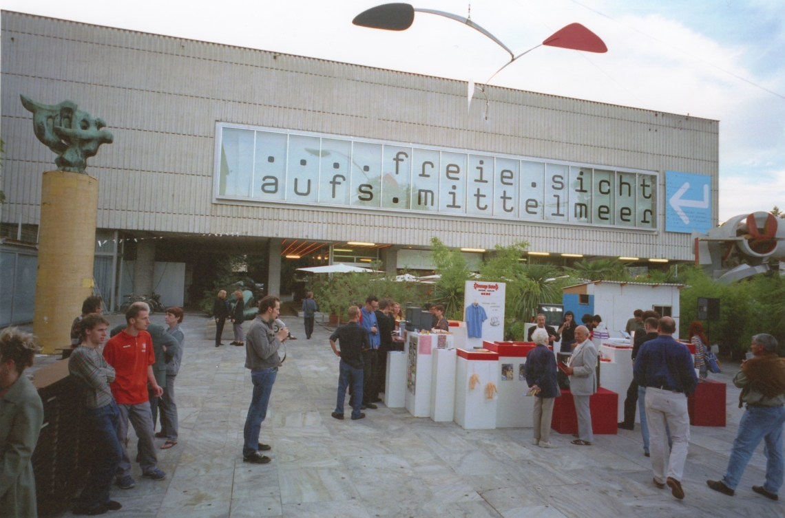 Vernissage message salon Publikation und message salon Museumshop 23.8.98, Kunsthaus Zürich, Foto©FBM