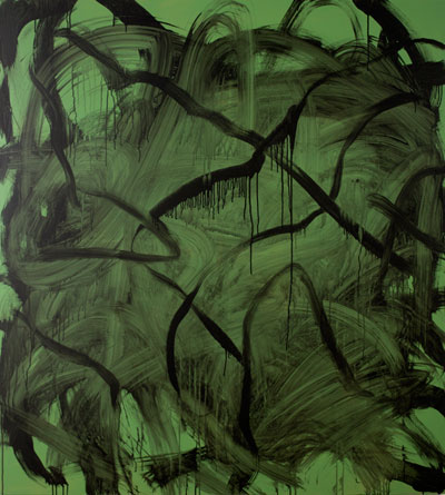 Davix: Ohne Titel, 2012, Acryl auf Leinwand, 170 x 153 cm