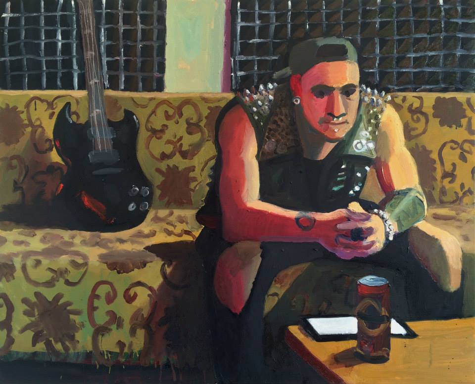 Anna Lukashevsky "The punk",  oil on linen, 110/90, 2015