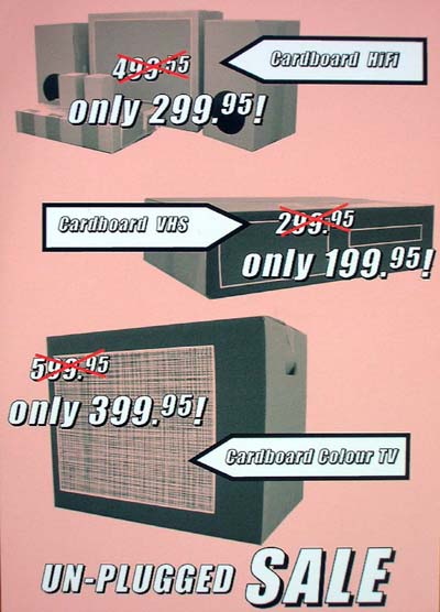 "Un-plugged TV shop"-Katalog, Claire Goodwin, 2006