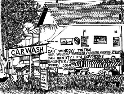 Ingo Giezendanner GRRRR "Nairobi", drawing, 2005