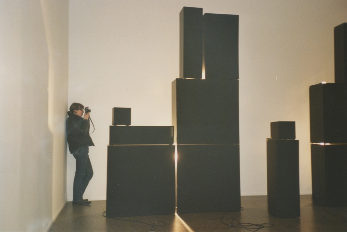 message salon in Paris, Vernissage Laurent Goei "sculpture", Centre Culturel Suisse