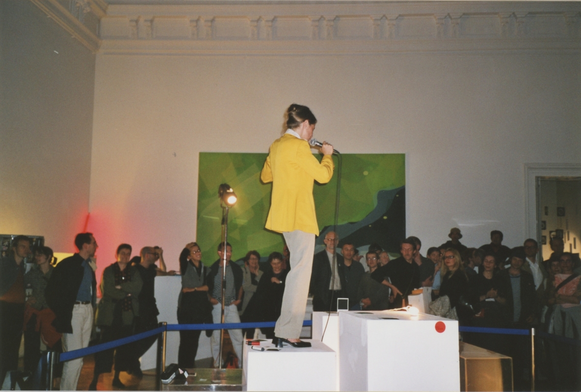 message salon "The Price of Art" prize draw, hosted by Sandra Künzi, Kunsthalle Basel