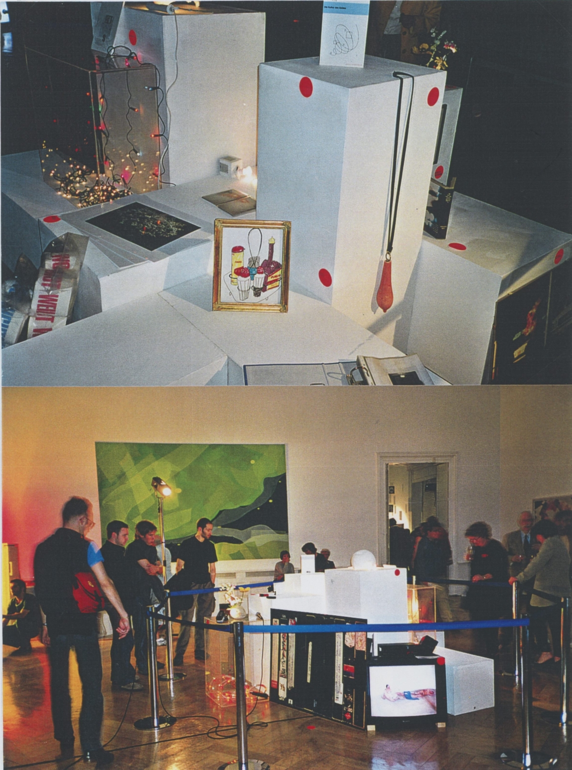 message salon "The Price of Art" – display table with the prizes, Kunsthalle Basel