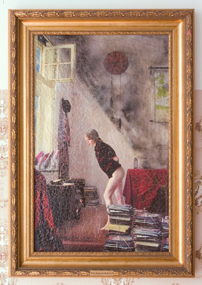 Mark Divo, Die Kaktusliebhaberin, 2009, Öl auf Leinwand, Foto Divo Institut